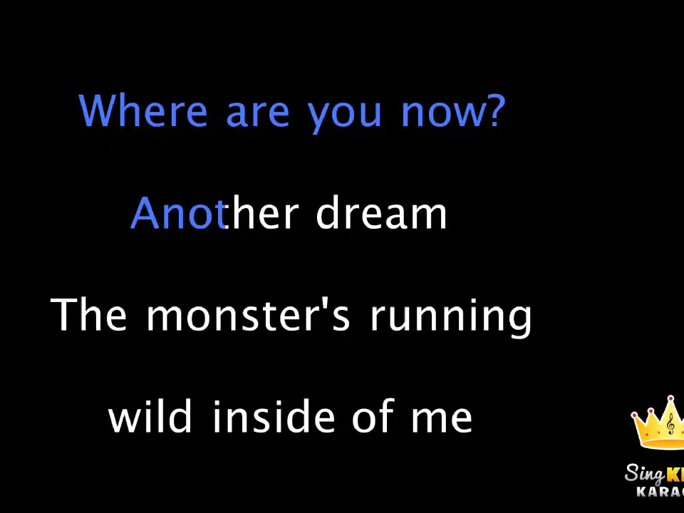 Standard YouTube karaoke